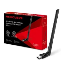 Mercusys MU6H AC650 High Gain Single Antenna Dual Band USB WiFi Adapter